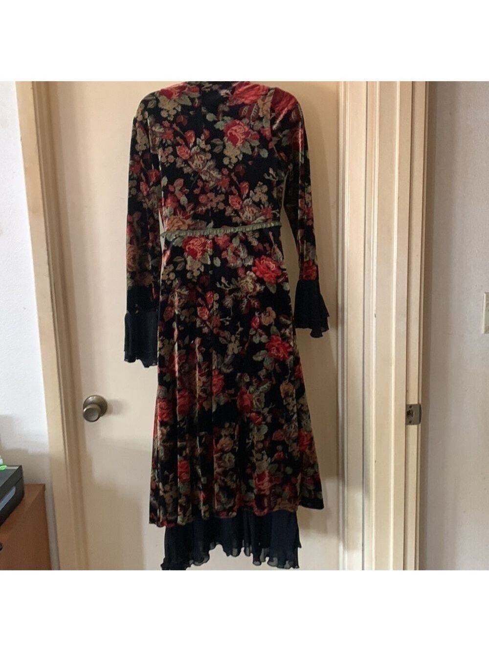 2 piece velvet dress and coat size S - Picture 6 of 11